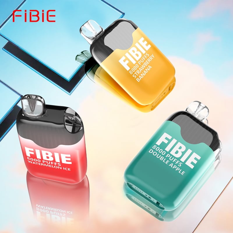 Strawberry--Ice- FIBIE 8000 Puffs Disposable Vapor Wands(8000 PUFFS)