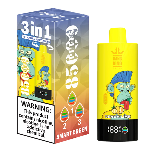 Bang King Triple 85K 3โinโ1 Disposable Vape | 85,000 Puffs | Triple Flavor Pods