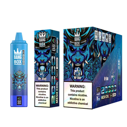 BANGBOX 20000 Puffs Disposable Vape Wholesale-850mAh Battery, 35ml E-liquid, Multiple Nicotine 12 Flavors