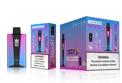 BANGBOX 30000 Puffs Disposable Vape Wholesale-850mAh Battery, 40ml E-liquid, Multiple Nicotine 12 Flavors