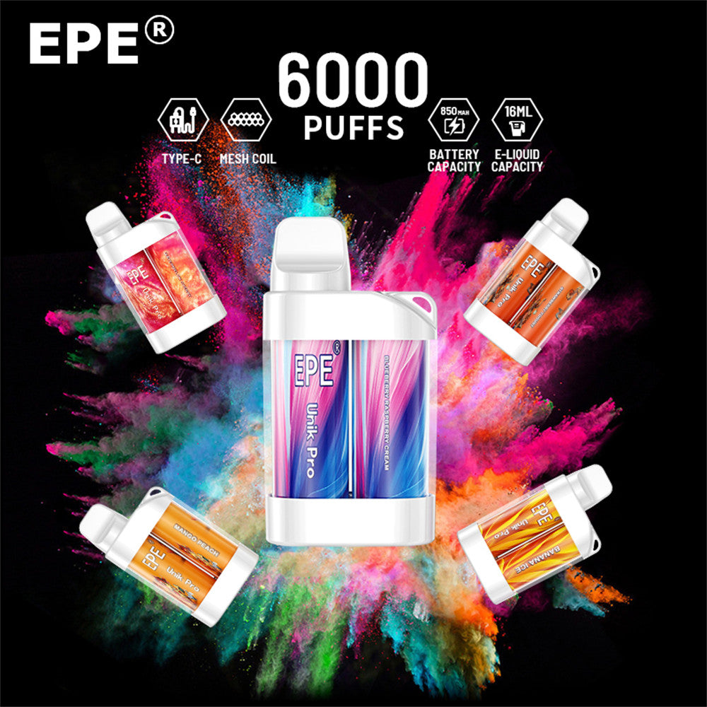 EPE Unikpro  6000Puffs Disposable Vape Wholesale