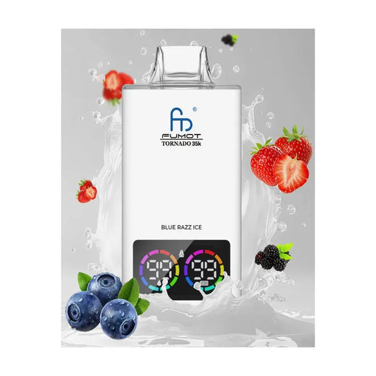 Fumot Tornado 35k Disposable Vape Fumot  Vape With Digital  20 flavor Display