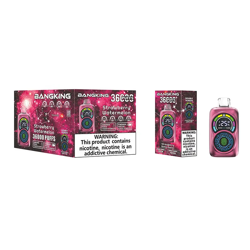Bang King 36000 Puffs Disposable Vape - 30ml E-Liquid, 650mAh Battery 12 Flavors