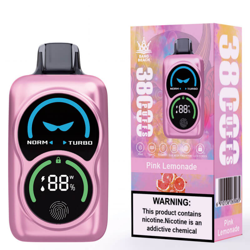Bang Beach 38000 Puffs Vape - 38ml 850mAh E-liquid, 0%-5% Nicotine, 12 Flavors