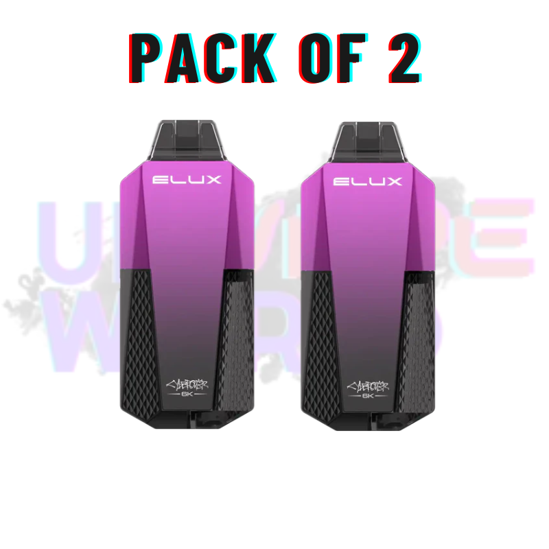 Fizzy Cherry Elux CyberOver 6000 Puff 6K Kit