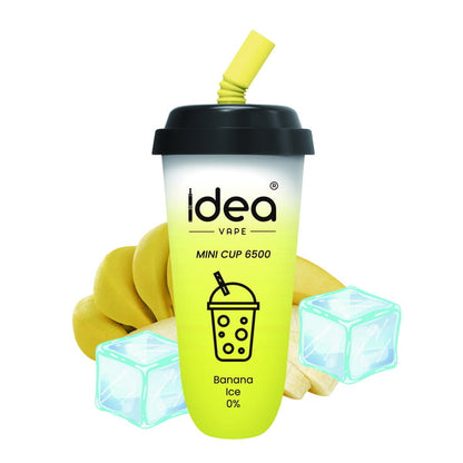 Idea Vape Mini Cup 6500 Puffs Top Brand Disposable Vape Bars Pens  Wholesale,BOX OF 10 PCS Idea Vape Mini Cup 6.5K Kit Nicotine Free-Idea