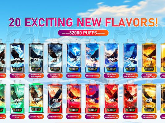 JNR Falcon Pro 28k Puffs Disposable Vape (Box of 10)950mAh 30ml  20 Flavors