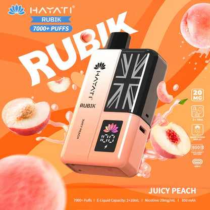 Hayati Rubik 7000 Puffs Disposable Vape (Box of 10)