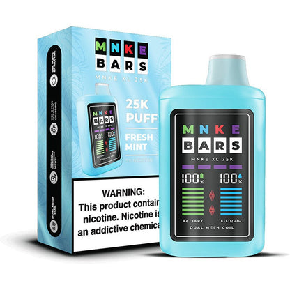 MNKE Bars XL 25K Disposable Vape 5%18m