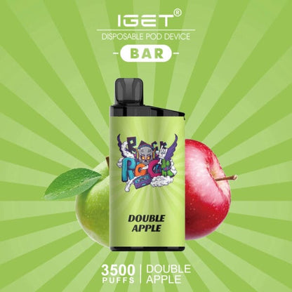 INSTA BAR - SOUR APPLE ICE - BE25000 PUFFS