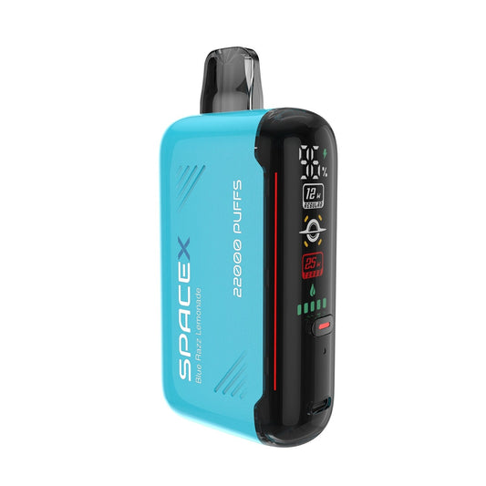 VAPME Spacex 22000 Puffs Digital Screen 0% 2% 3% 5% Low Nicotine Original Factory Bulk Buy Rechargeable Disposable Vapes Pen Wholesale