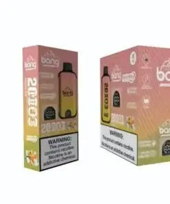 Bang 20000 Puffs LED Display Disposable Vape Bang King Double Crystal 20000 Puffs Vape 20K Disposable Vape Pen E Cigarette Prefilled-650mAh Battery, 25ml E-liquid, Multiple Nicotine 12 Flavors