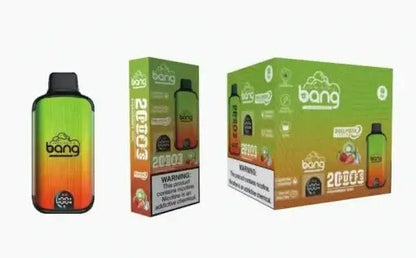 Bang 20000 Puffs LED Display Disposable Vape Bang King Double Crystal 20000 Puffs Vape 20K Disposable Vape Pen E Cigarette Prefilled-650mAh Battery, 25ml E-liquid, Multiple Nicotine 12 Flavors