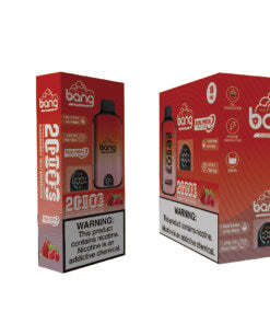 Bang 20000 Puffs LED Display Disposable Vape Bang King Double Crystal 20000 Puffs Vape 20K Disposable Vape Pen E Cigarette Prefilled-650mAh Battery, 25ml E-liquid, Multiple Nicotine 12 Flavors